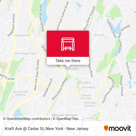 Kraft Ave @ Cedar St map