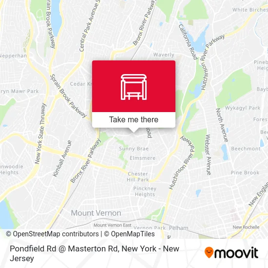Pondfield Rd @ Masterton Rd map