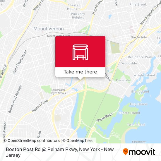 Mapa de Boston Post Rd @ Pelham Pkwy
