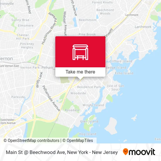 Main St @ Beechwood Ave map