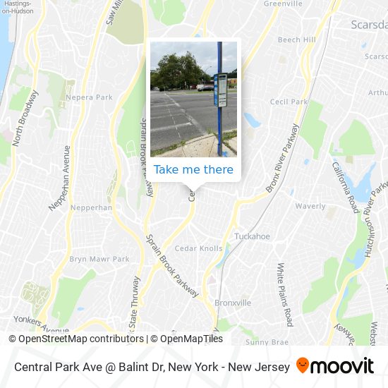 Mapa de Central Park Ave @ Balint Dr