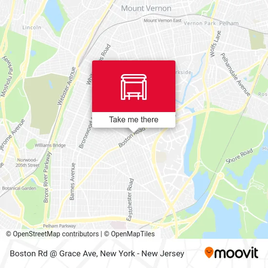 Boston Rd @ Grace Ave map