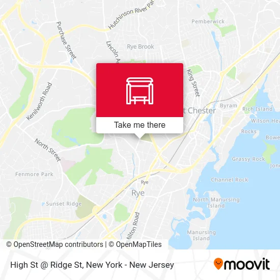 High St @ Ridge St map