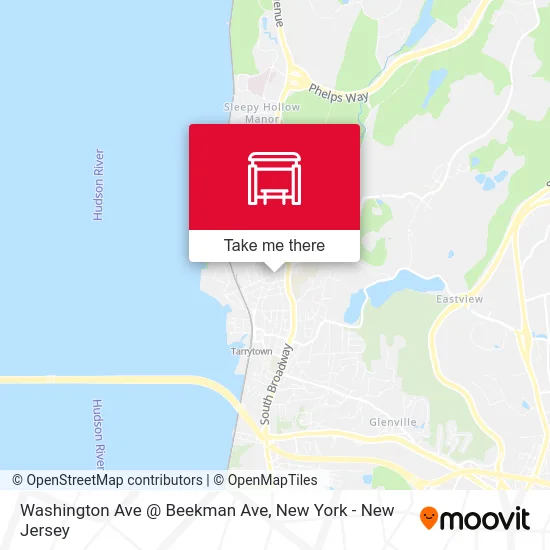 Washington Ave @ Beekman Ave map