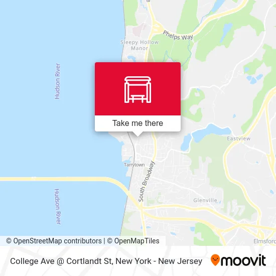 College Ave @ Cortlandt St map