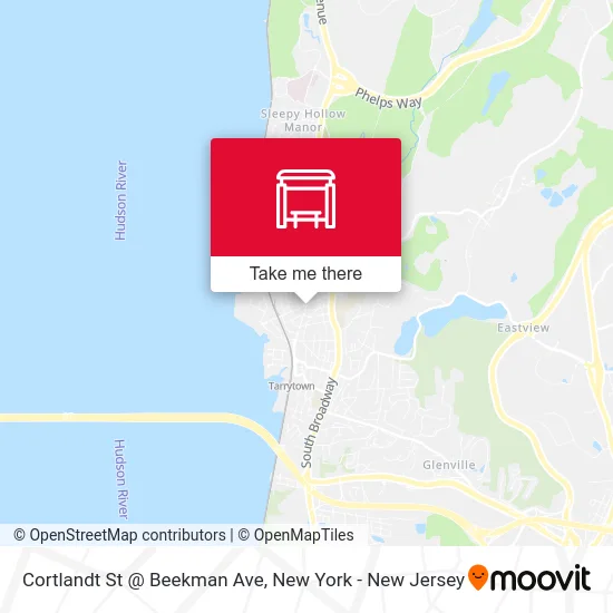 Cortlandt St @ Beekman Ave map