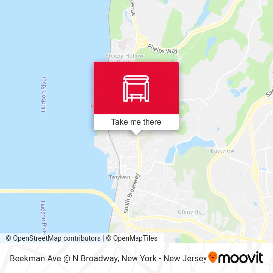 Beekman Ave @ N Broadway map