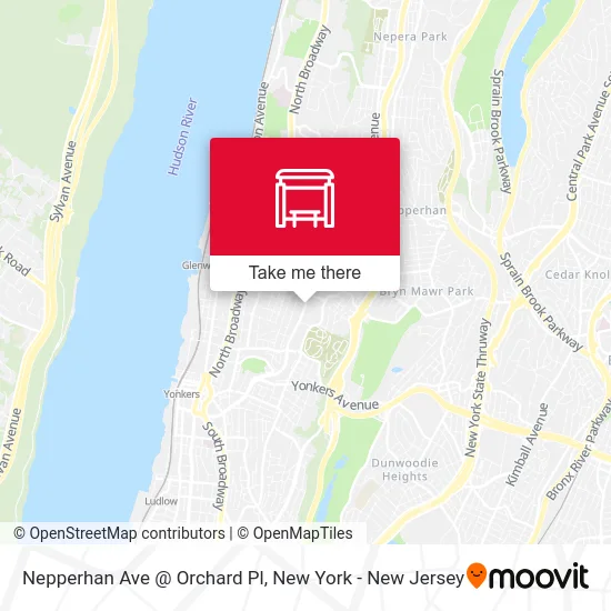 Nepperhan Ave @ Orchard Pl map
