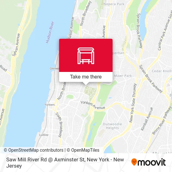 Saw Mill River Rd @ Axminster St map