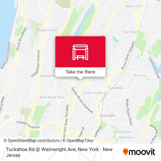Tuckahoe Rd @ Wainwright Ave map