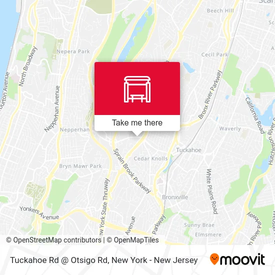 Tuckahoe Rd @ Otsigo Rd map