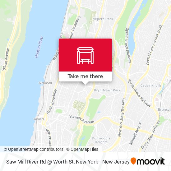 Mapa de Saw Mill River Rd @ Worth St