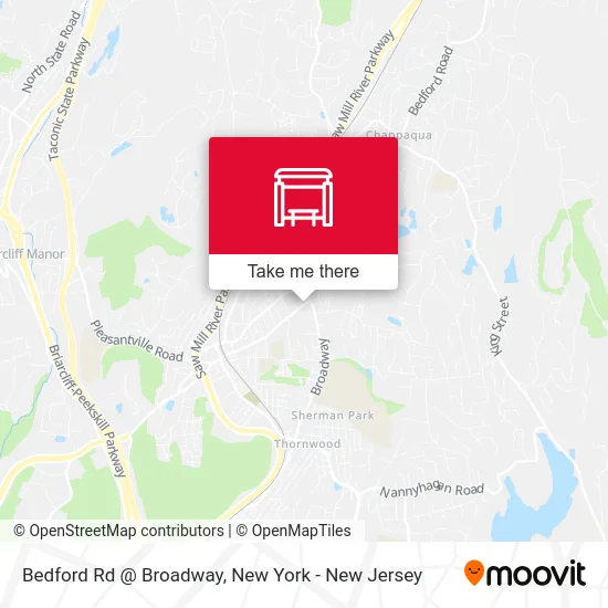 Bedford Rd @ Broadway map