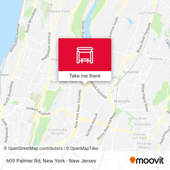 609 Palmer Rd map