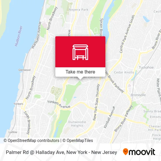 Palmer Rd @ Halladay Ave map