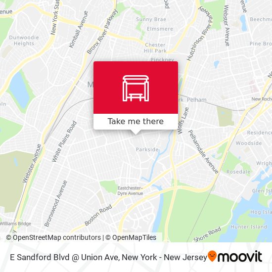 Mapa de E Sandford Blvd @ Union Ave