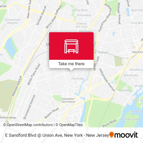 E Sandford Blvd @ Union Ave map