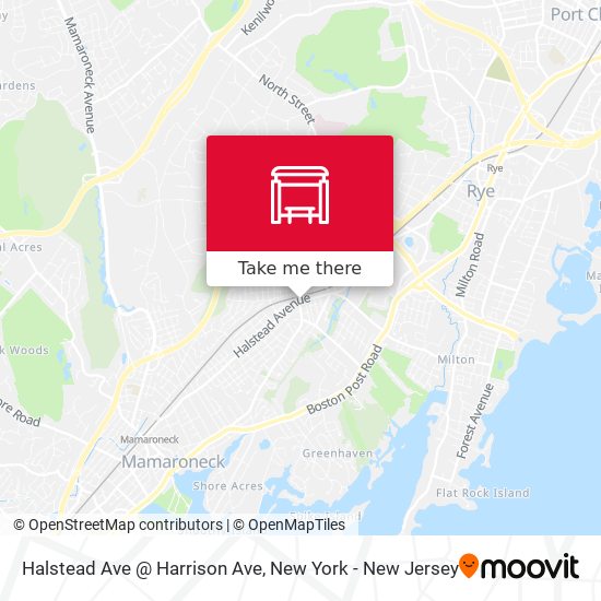 Halstead Ave @ Harrison Ave map