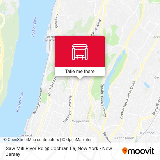 Saw Mill River Rd @ Cochran La map