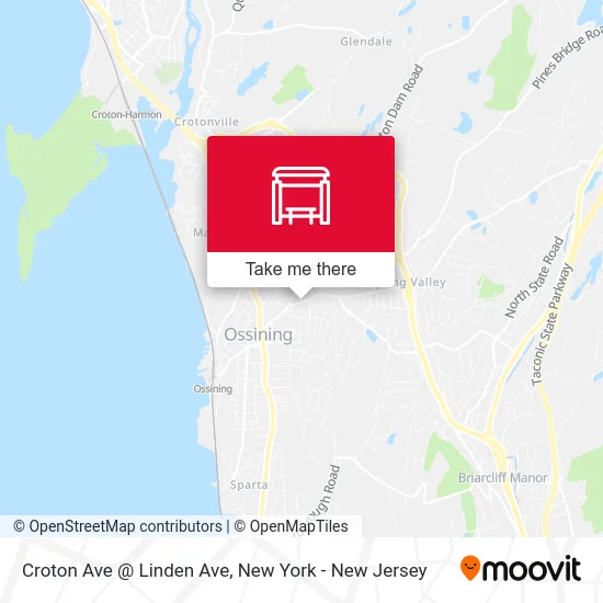 Croton Ave @ Linden Ave map