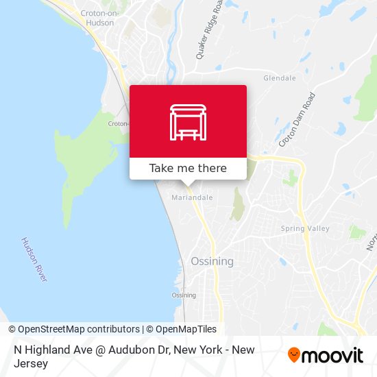 N Highland Ave @ Audubon Dr map