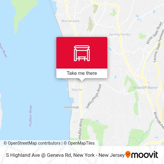 S Highland Ave @ Geneva Rd map