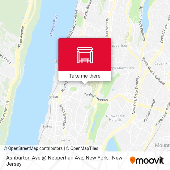 Mapa de Ashburton Ave @ Nepperhan Ave