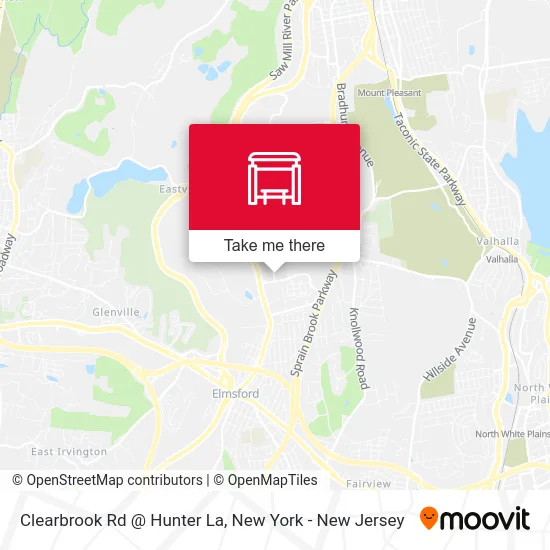 Clearbrook Rd @ Hunter La map