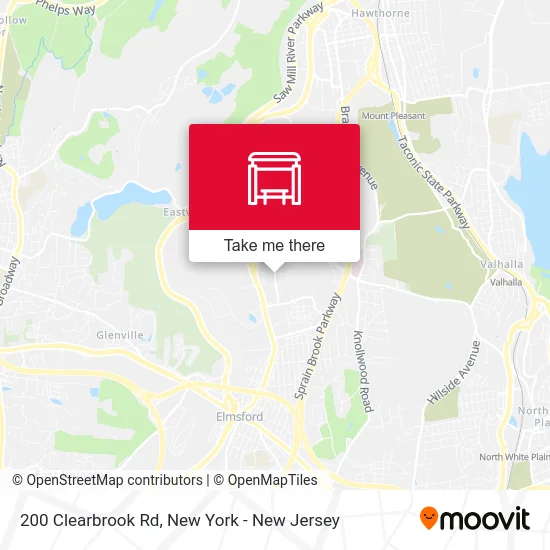 200 Clearbrook Rd map