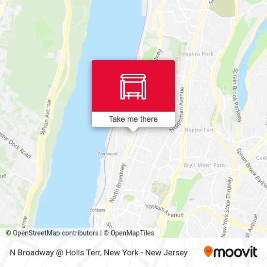 N Broadway @ Holls Terr map