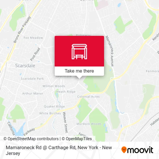Mamaroneck Rd @ Carthage Rd map