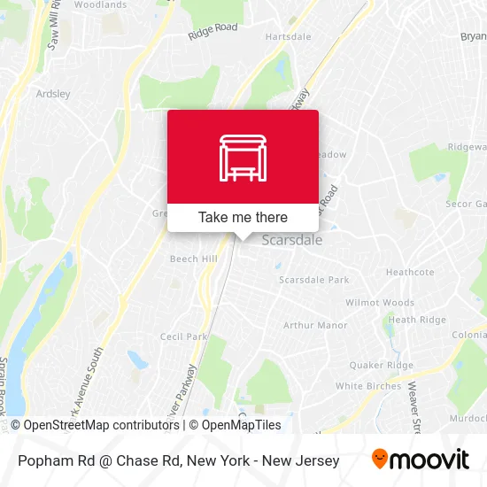 Popham Rd @ Chase Rd map