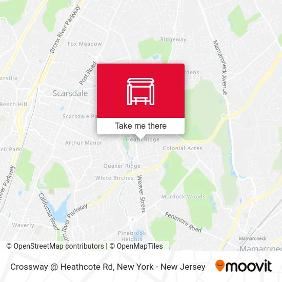 Crossway @ Heathcote Rd map