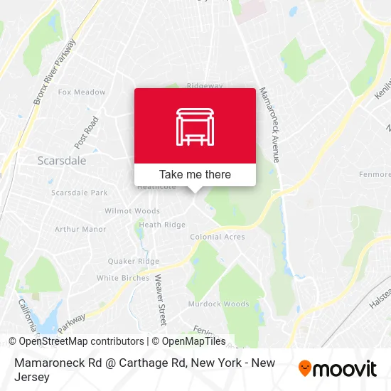 Mamaroneck Rd @ Carthage Rd map
