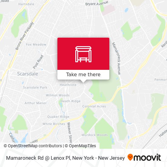 Mapa de Mamaroneck Rd @ Lenox Pl