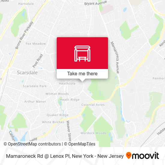 Mamaroneck Rd @ Lenox Pl map