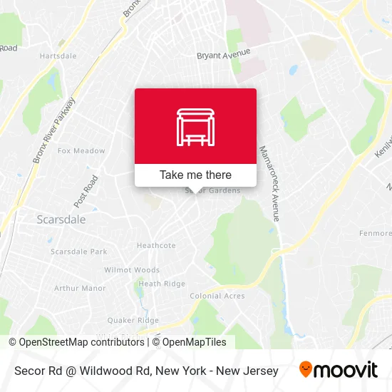 Secor Rd @ Wildwood Rd map