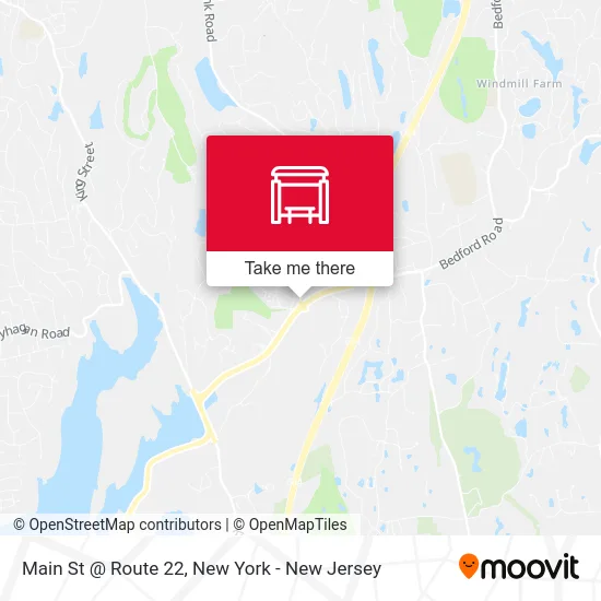 Main St @ Route 22 map