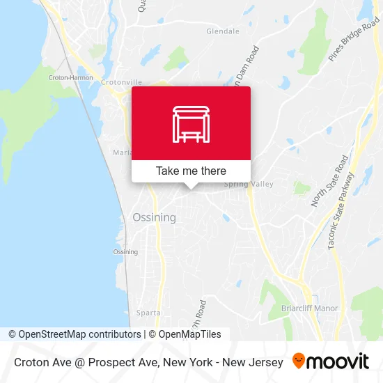 Croton Ave @ Prospect Ave map