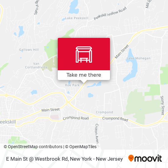 Mapa de E Main St @ Westbrook Rd