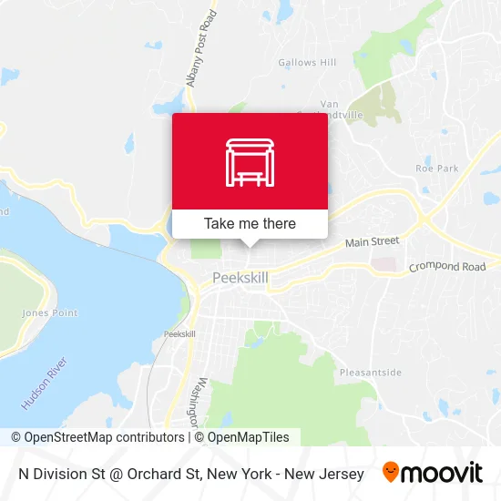 N Division St @ Orchard St map