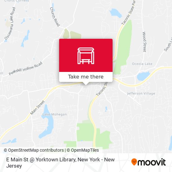Mapa de E Main St @ Yorktown Library