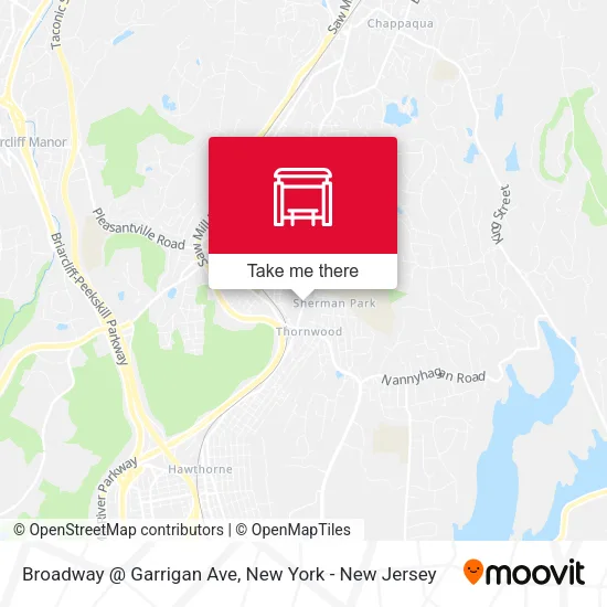 Mapa de Broadway @ Garrigan Ave