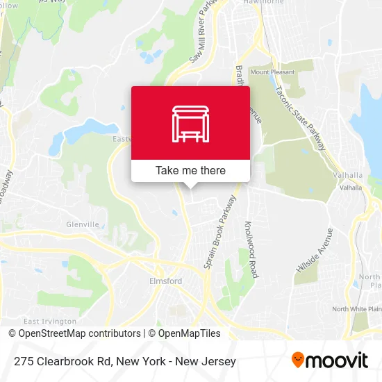 275 Clearbrook Rd map