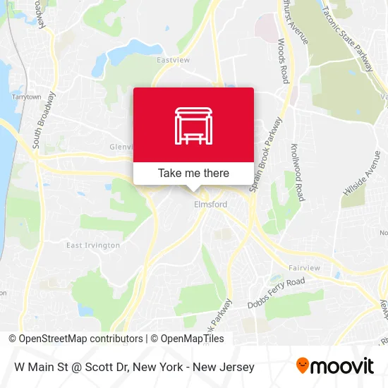 W Main St @ Scott Dr map