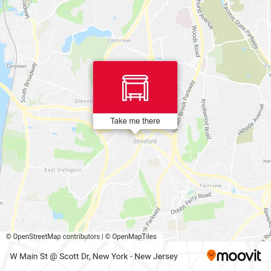 W Main St @ Scott Dr map