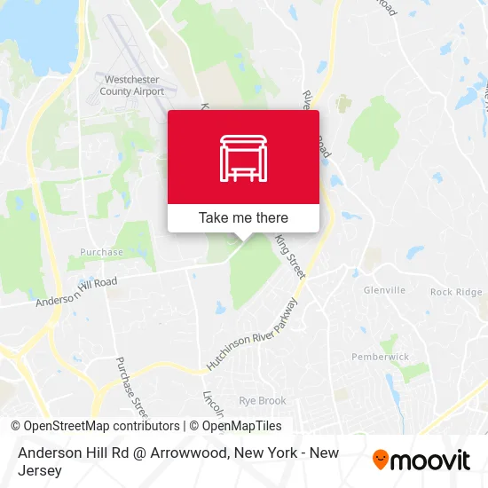 Anderson Hill Rd @ Arrowwood map