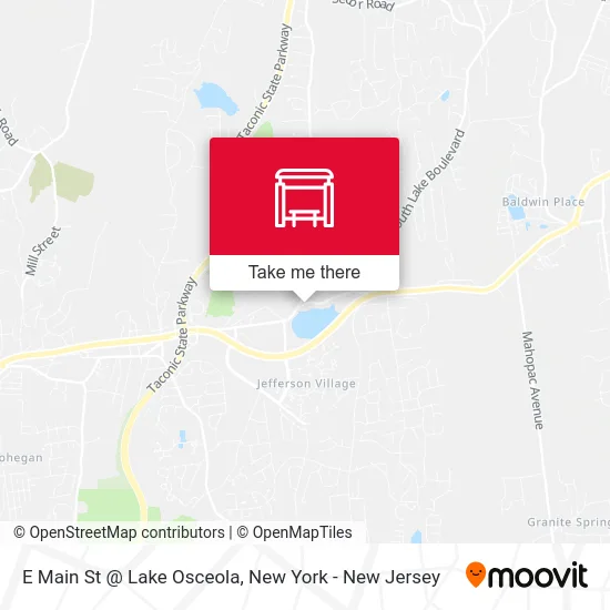 E Main St @ Lake Osceola map