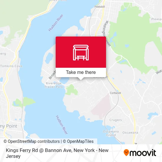 Kings Ferry Rd @ Bannon Ave map