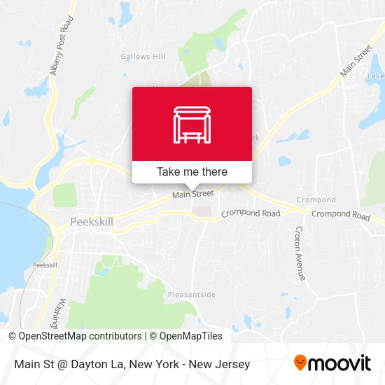 Main St @ Dayton La map